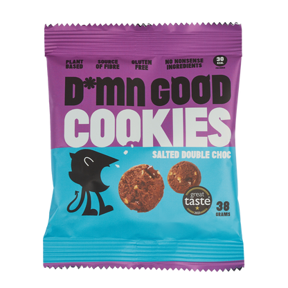 DAMN GOOD Cookies Salted Double Choc (12 x 38g)