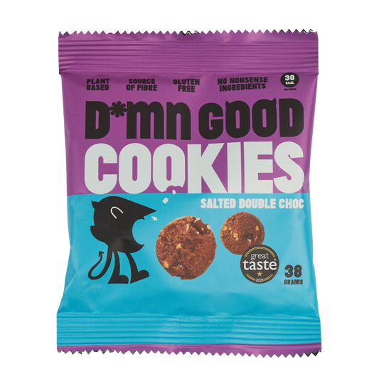 DAMN GOOD Cookies Salted Double Choc (12 x 38g)