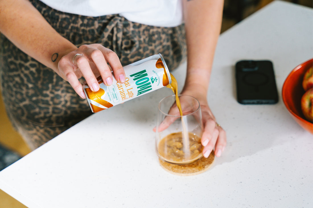 MOMA Ice Coffee - Caramel Oat Latte (12 x 250ml)