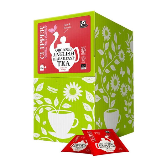 Clipper English Breakfast Tea Bag Envelopes (250 Pack)