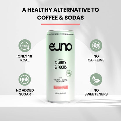 euno Pink Grapefruit & Lemon 12 x 250ml