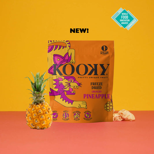 KOOKY Freeze Dried Pineapple (12 x 12g)
