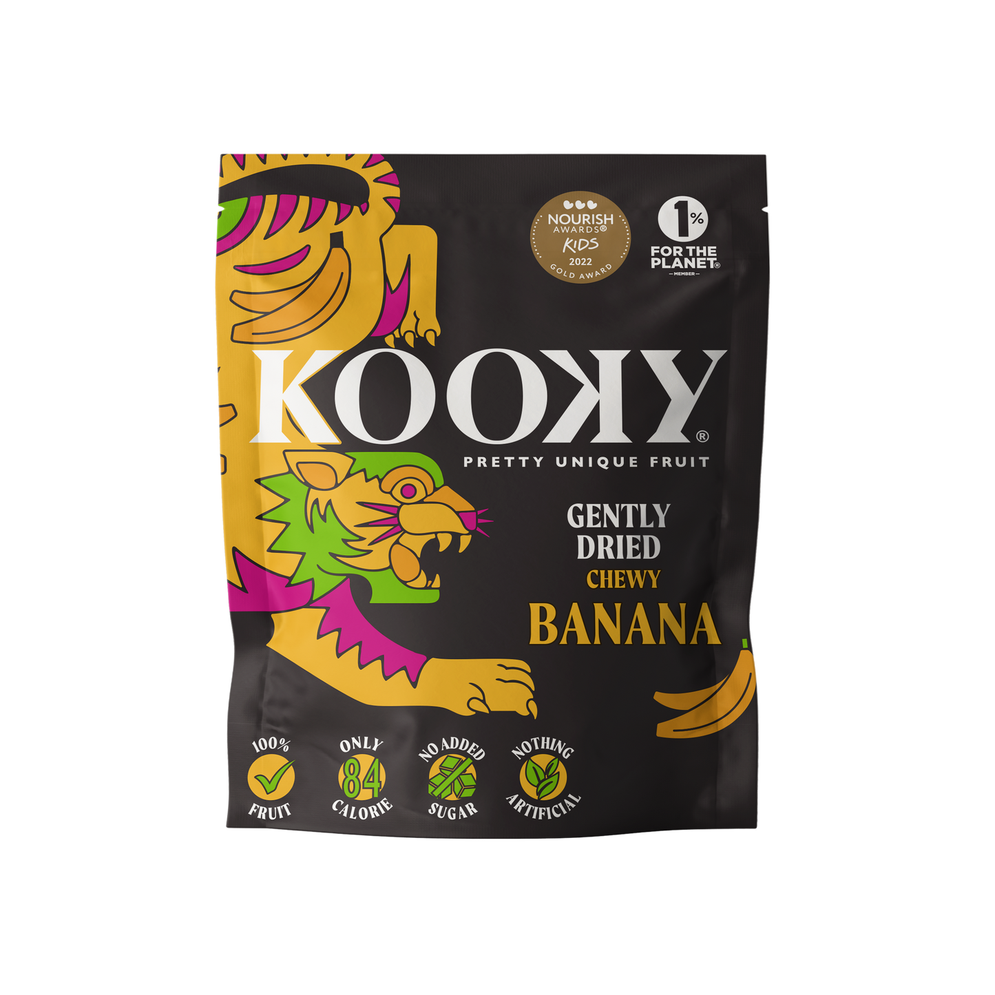 KOOKY - Gently Dried Banana (12 x 25g)