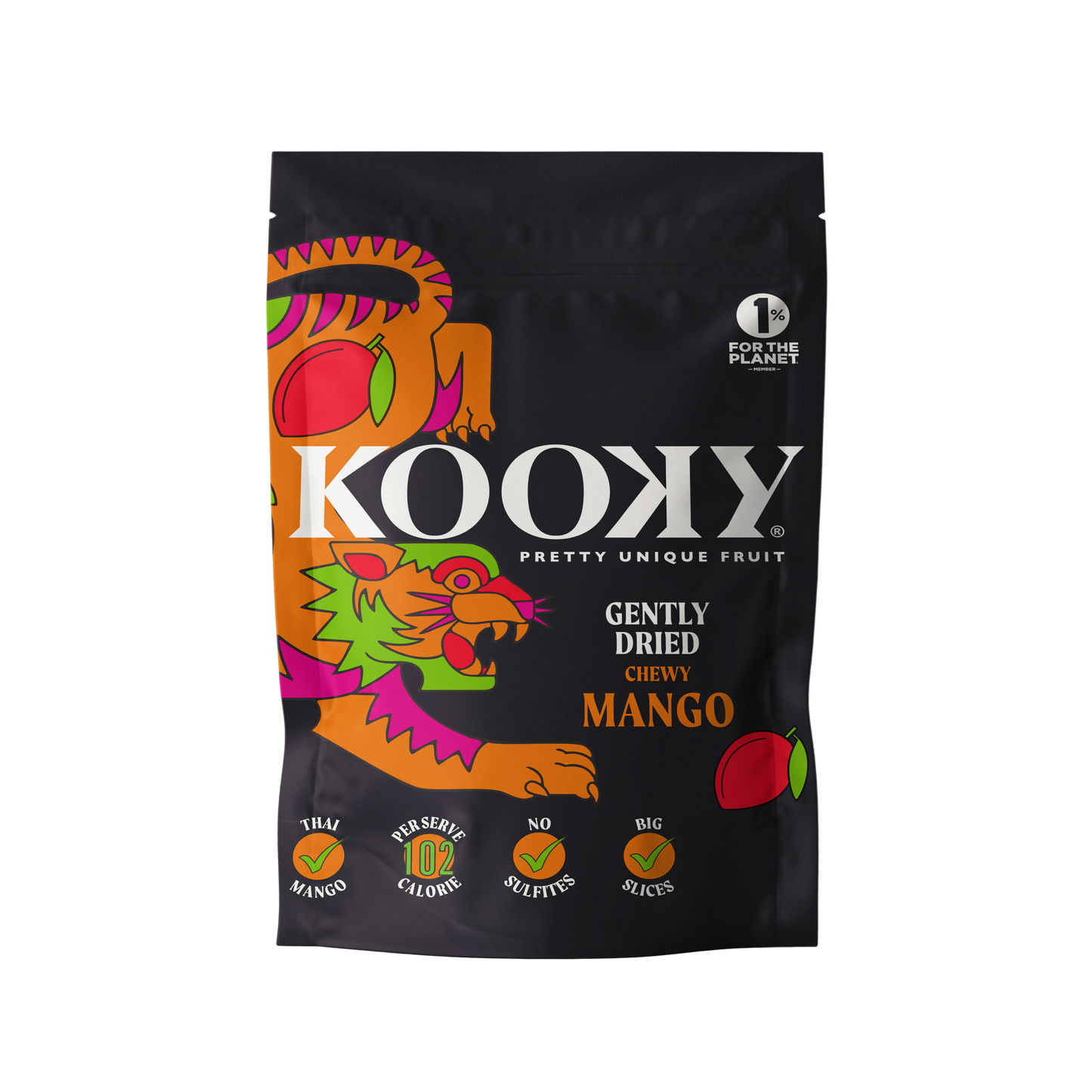 KOOKY - Gently Dried Mango (12 x 25g)