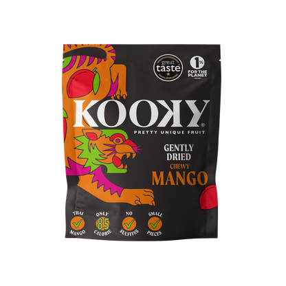 KOOKY - Gently Dried Mango (12 x 25g)
