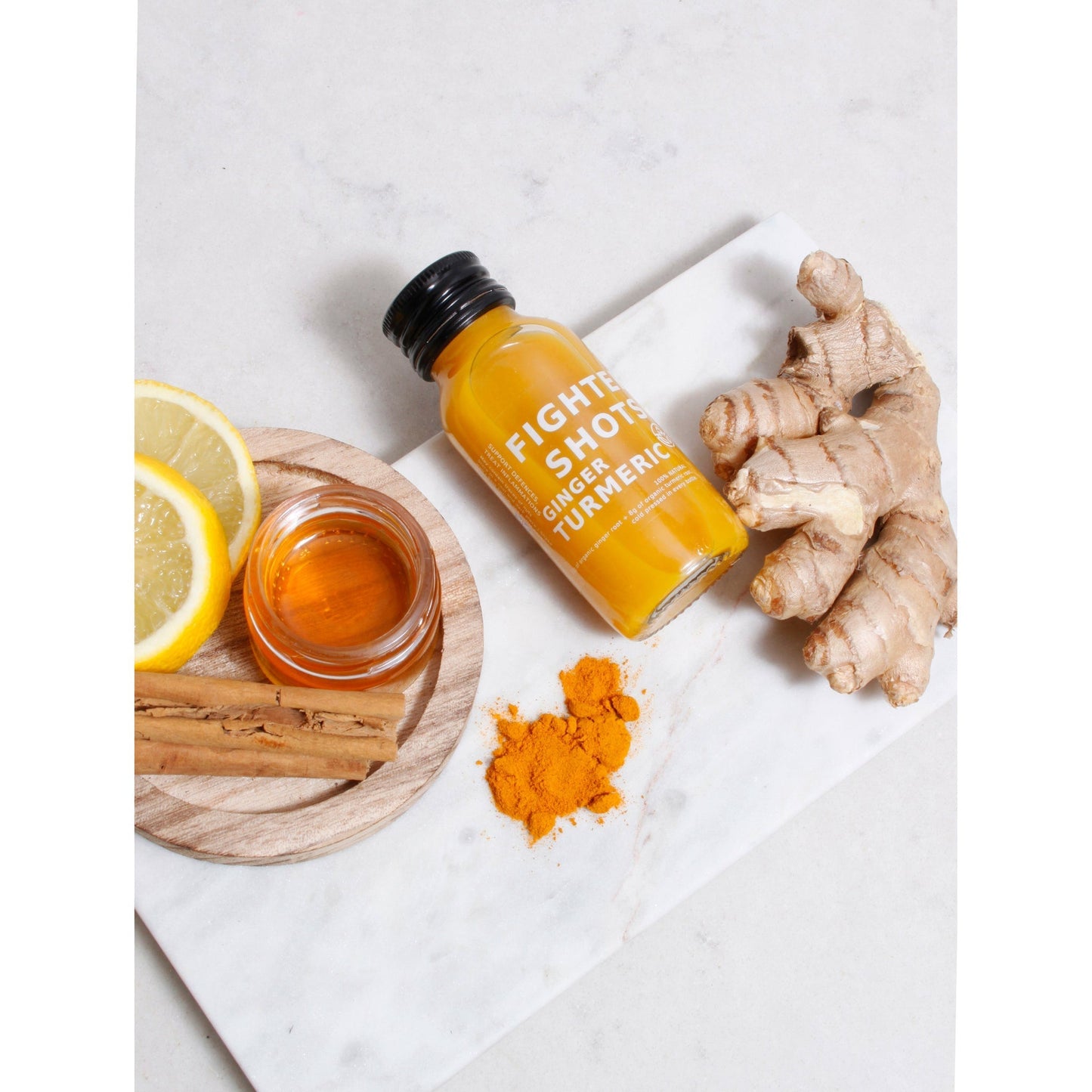 Fighter Shots Ginger + Turmeric (12 x 60ml)