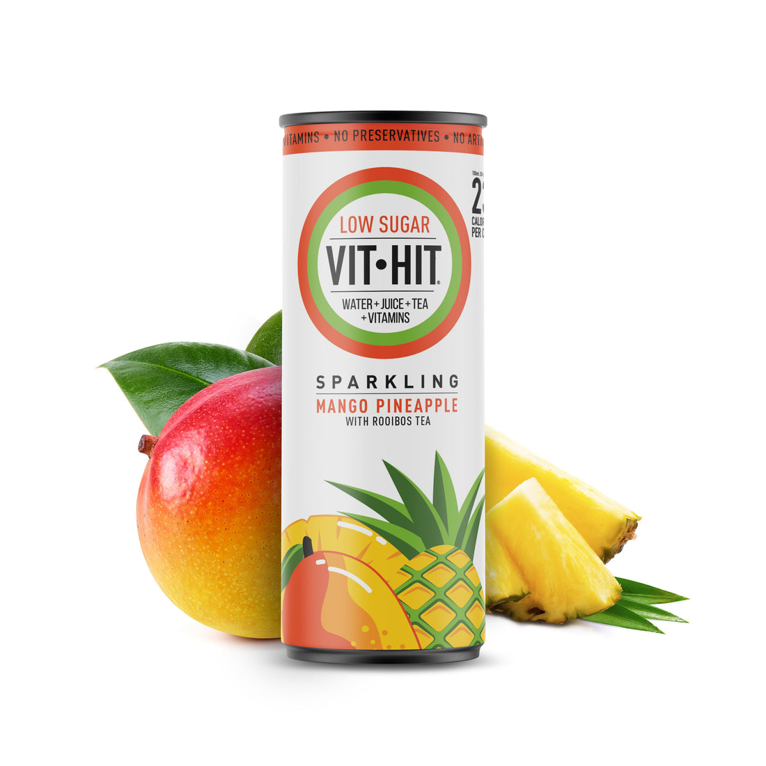 Vit Hit Mango & Pineapple Can 330ml X 12 Pack