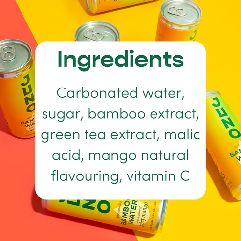 Juno Bamboo Water Juicy Mango 12x250ml