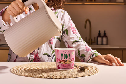 MOMA Instant Cranberry & Raisin Porridge Pots - Pack of 12 x 70g