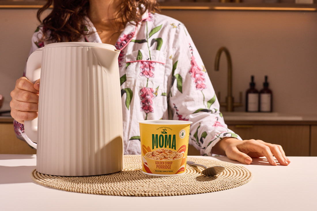 MOMA Golden Syrup Instant Porridge Pots - Pack of 12 x 70g