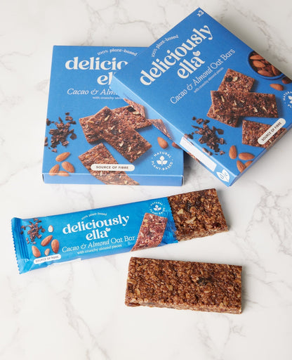 Deliciously Ella Cacao & Almond Oat Bar - (50g x 16 snack bars)