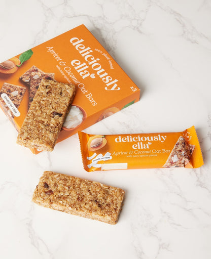 Deliciously Ella Apricot & Coconut Bar - (50g x 16 snack bars)