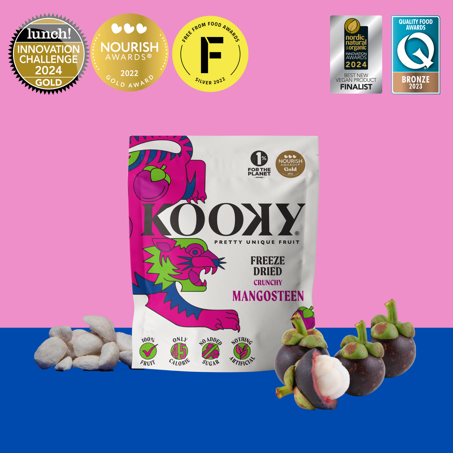 KOOKY - Freeze Dried Mangosteen (12 x 12g)