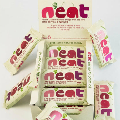 N'eat Red Berries & Quinoa Natural Energy Bars (16x45g)