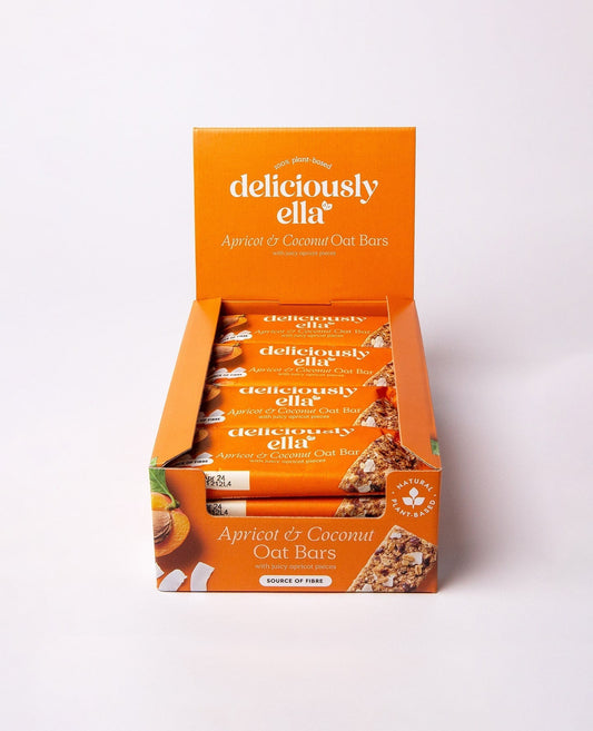 Deliciously Ella Apricot & Coconut Bar - (50g x 16 snack bars)