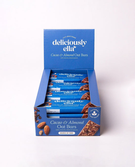 Deliciously Ella Cacao & Almond Oat Bar - (50g x 16 snack bars)