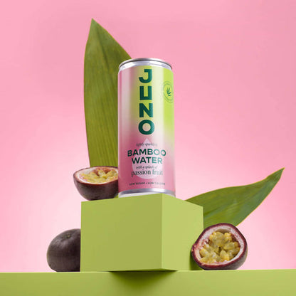Juno Bamboo Water Passion Fruit 12x250ml