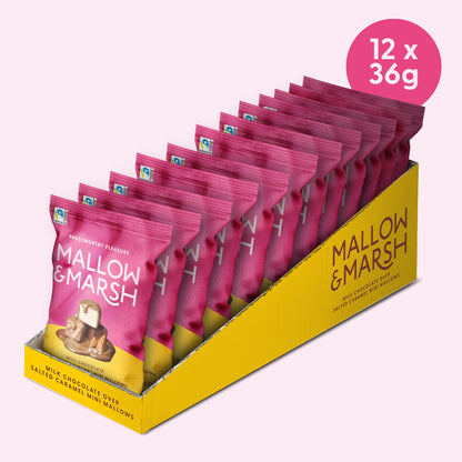 Mallow & Marsh Salted Caramel Marshmallow Bar -12 x 36g
