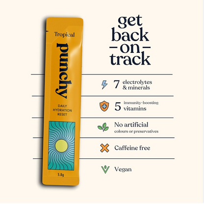 Punchy Daily Hydration Reset Tropical - 30 Sachets