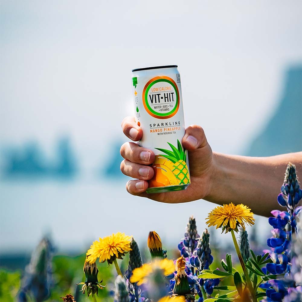 Vit Hit Mango & Pineapple Can 330ml X 12 Pack