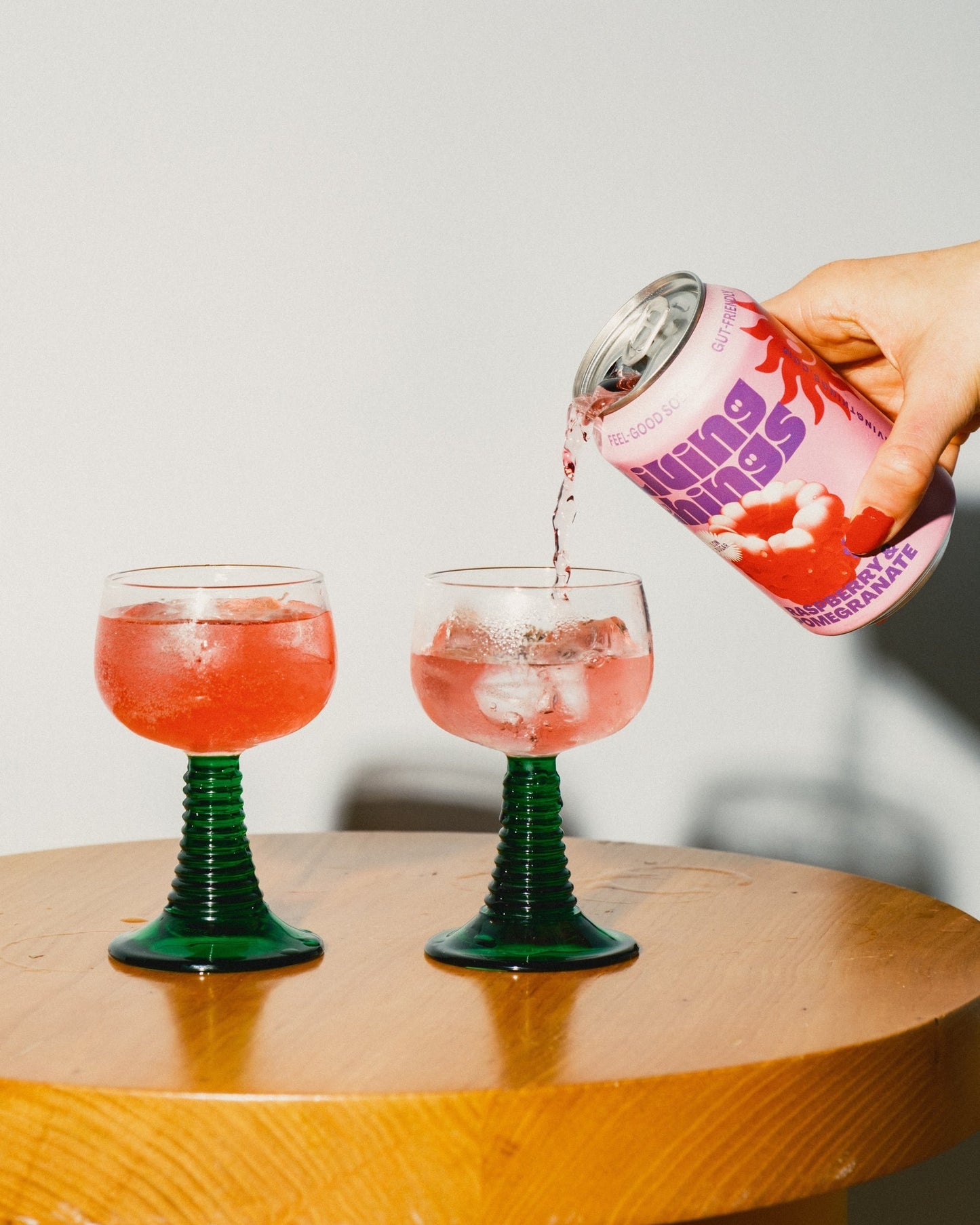 Living Things Raspberry & Pomegranate Soda 12 x 330ml