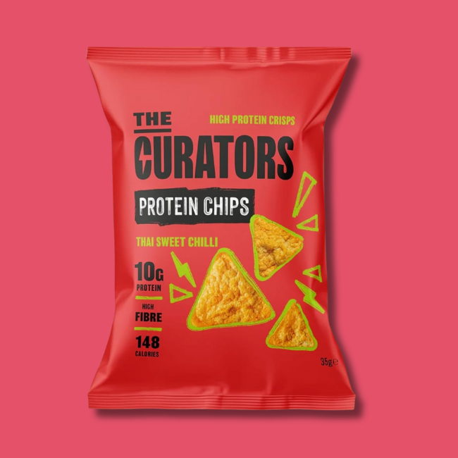 The Curators Protein Chips - Thai Sweet Chilli 20 x 35g