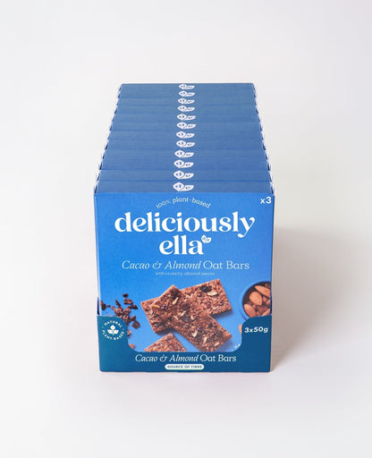 Deliciously Ella Cacao & Almond Oat Bar - (50g x 16 snack bars)