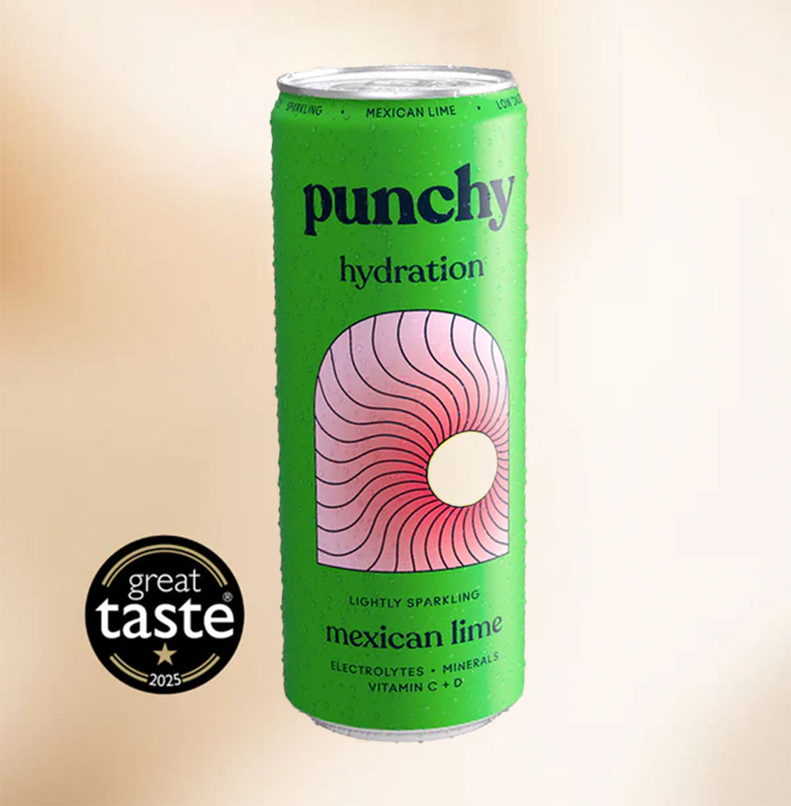 Punchy Mexican Lime Electrolyte Sparkling Vitamin Drink 12 x 330ml