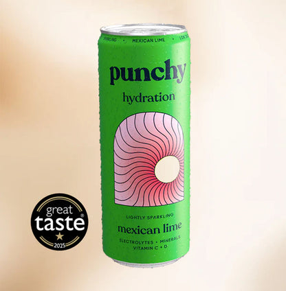 Punchy Mexican Lime Electrolyte Sparkling Vitamin Drink 12 x 330ml