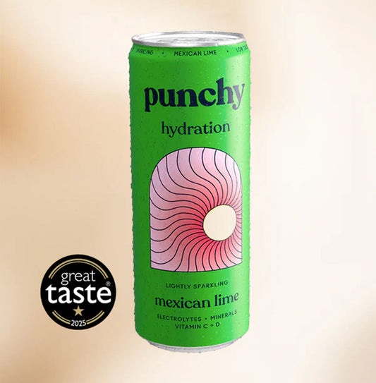 Punchy Mexican Lime Electrolyte Sparkling Vitamin Drink 12 x 330ml