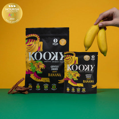 KOOKY - Gently Dried Banana (12 x 25g)
