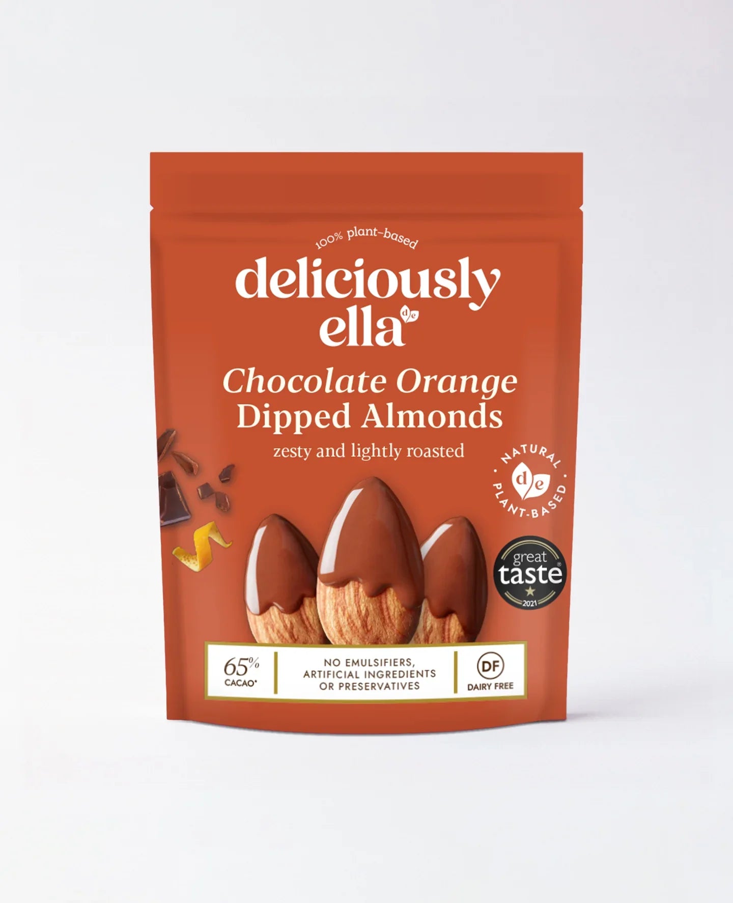 Deliciously Ella Chocolate Orange Dipped Almonds (12 x 27g)