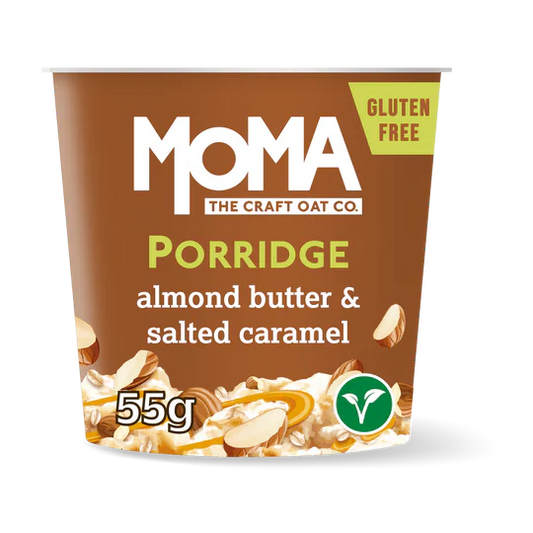 MOMA Almond butter & salted caramel porridge pots (x12) image 0