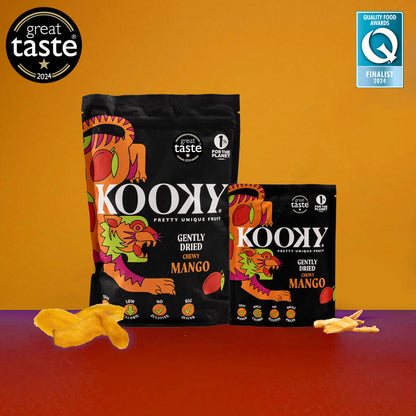 KOOKY - Gently Dried Mango (12 x 25g)