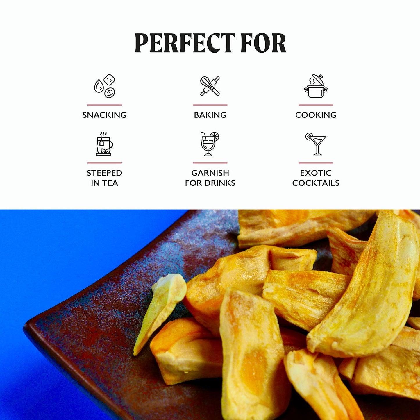Freeze Dried Jackfruit - 2 sizes
