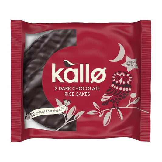 Kallo Dark Choc Thick Rice Cakes 30 x 33g
