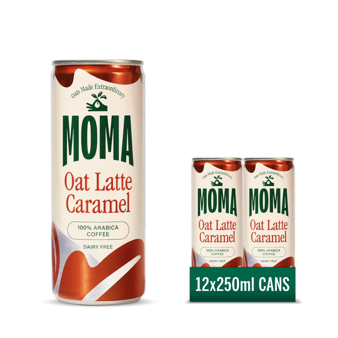 MOMA Ice Coffee - Caramel Oat Latte (12 x 250ml)