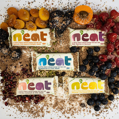 N'eat Natural Energy Bars - Mixed Box (16x45g)