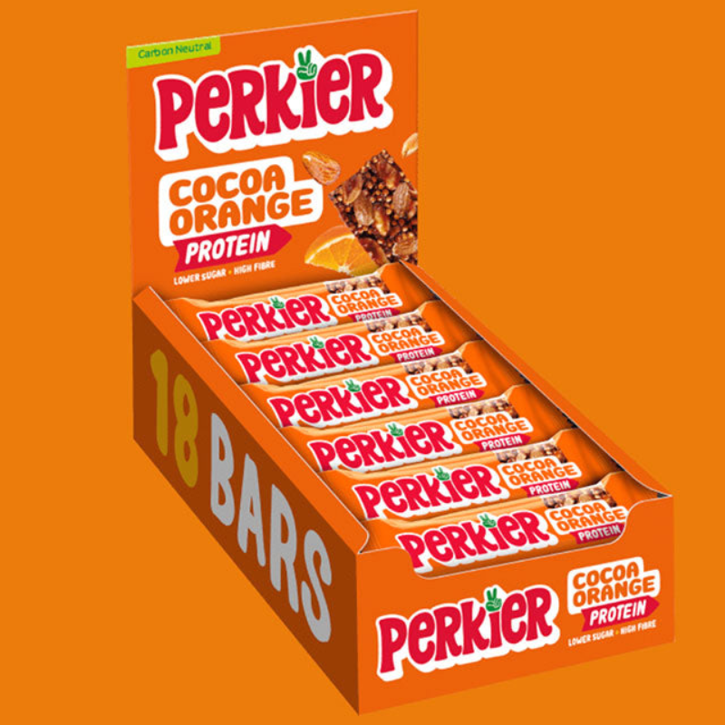 Perkier Cacao Orange Protein Bar (18 x 35g)