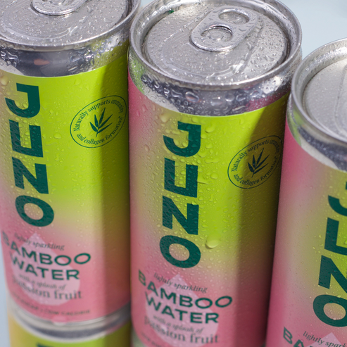 Juno Bamboo Water Passion Fruit 12x250ml