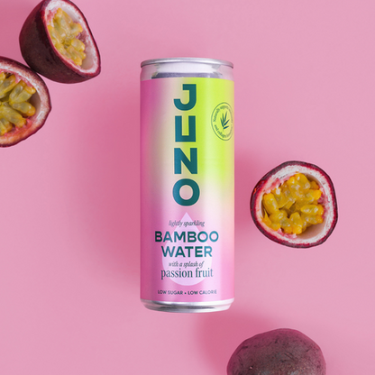 Juno Bamboo Water Passion Fruit 12x250ml