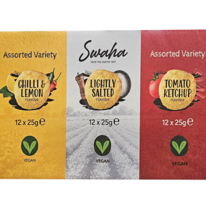Swaha Crisps Mixed Box 36 x 25g